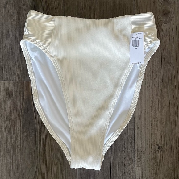 NWT Ribbed High Waisted Swimsuit Bottoms - Picture 4 of 5